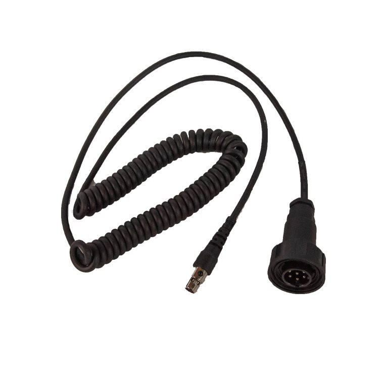 1m headset cable curled